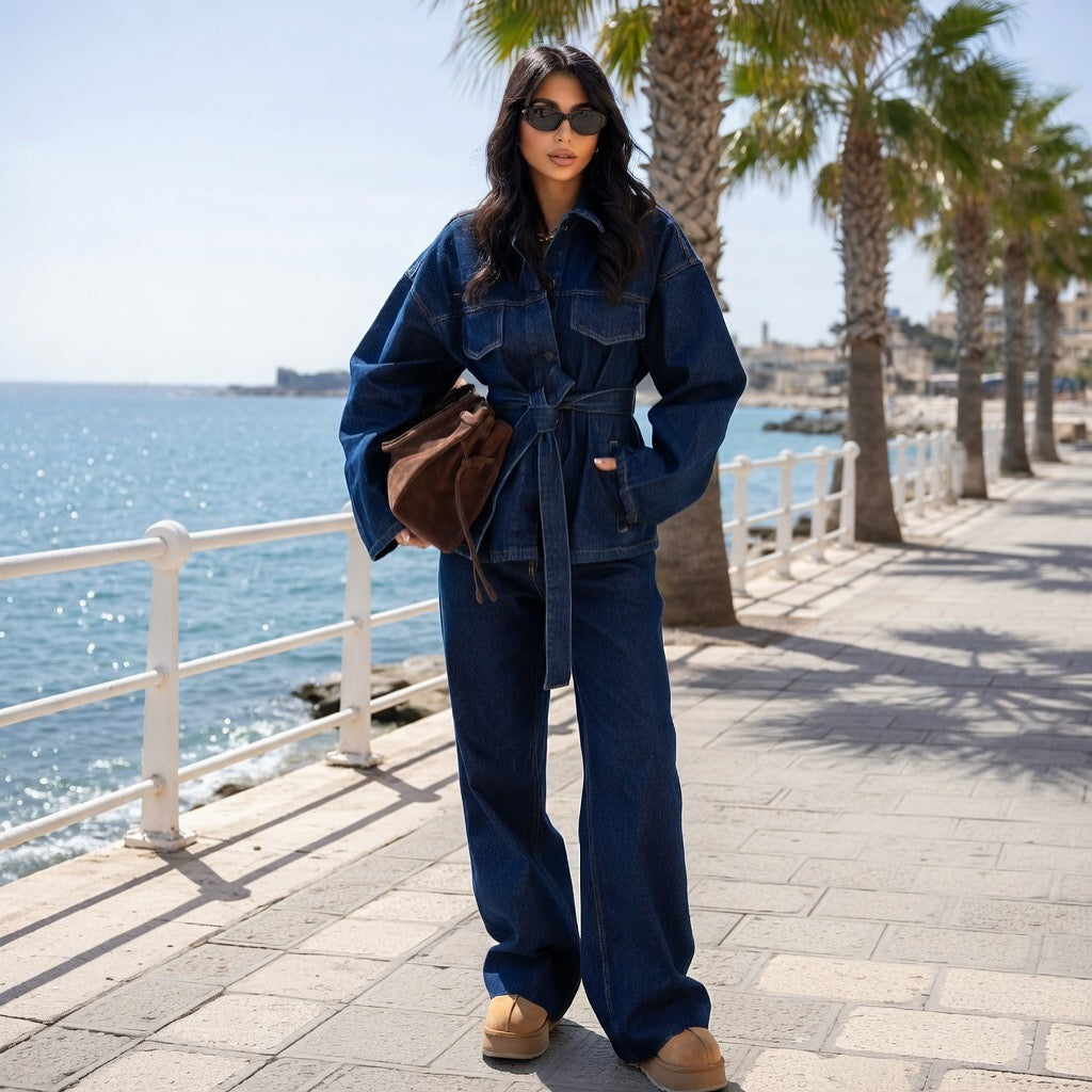 Coordinato Jeans Donna Scuro