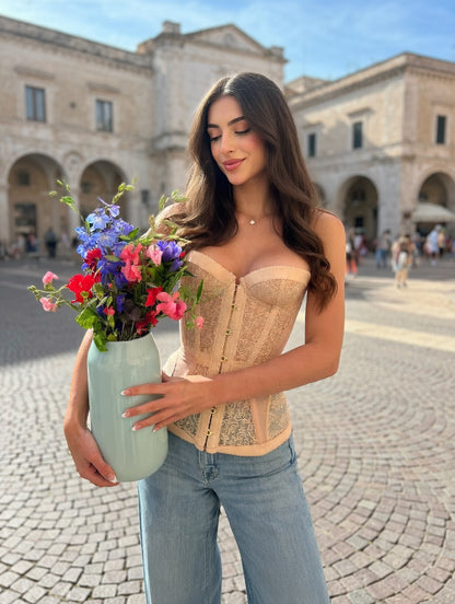 Corsetto Donna in Pizzo Elegante