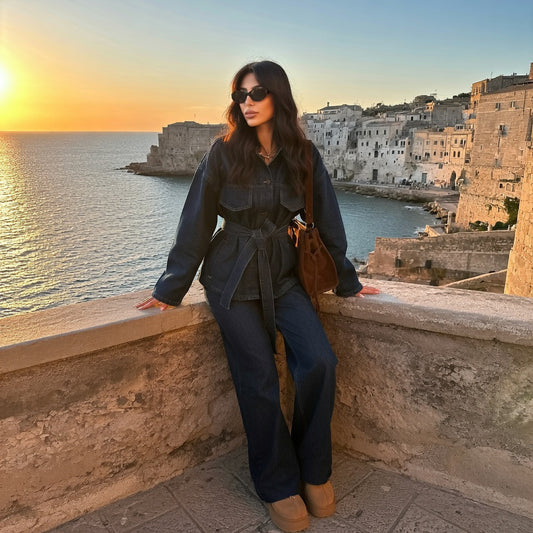 Coordinato Jeans Donna Scuro