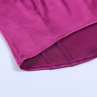Corsetto in raso elasticizzato