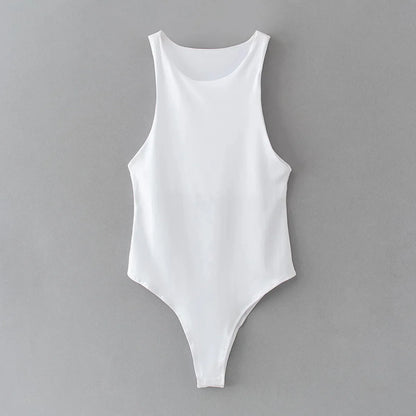 Body Smanicato a Costine Donna