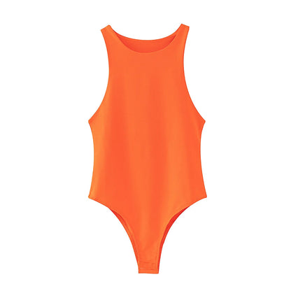 Body Smanicato a Costine Donna