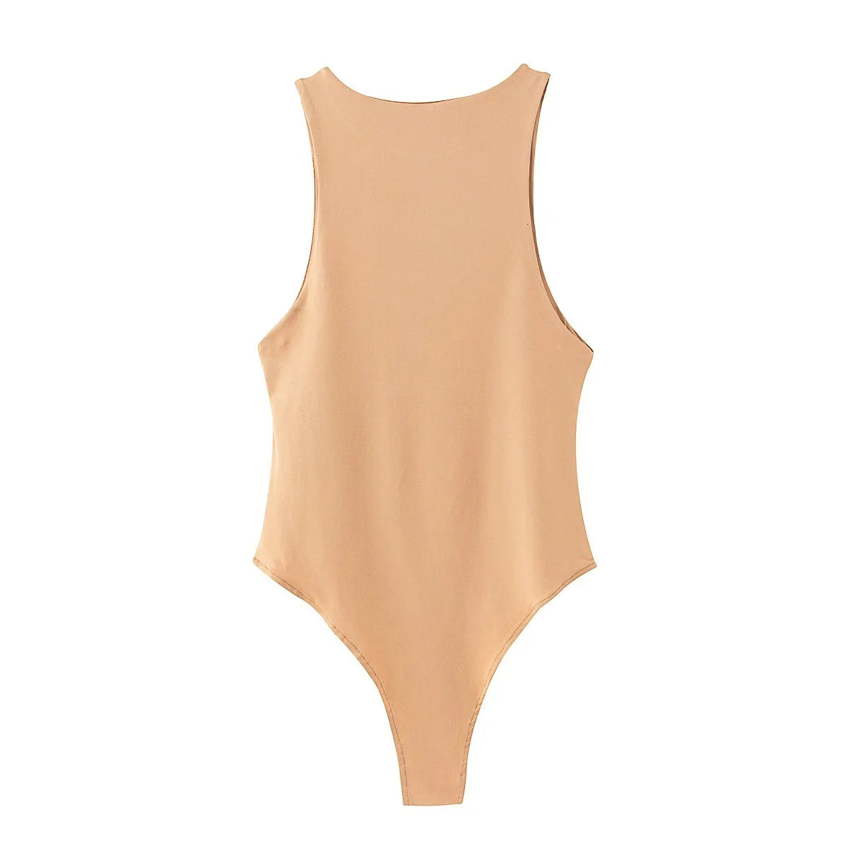 Body Smanicato a Costine Donna