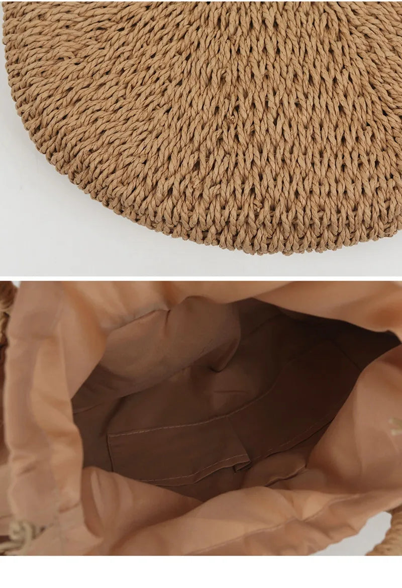 Borsa Mare in Paglia Intrecciata