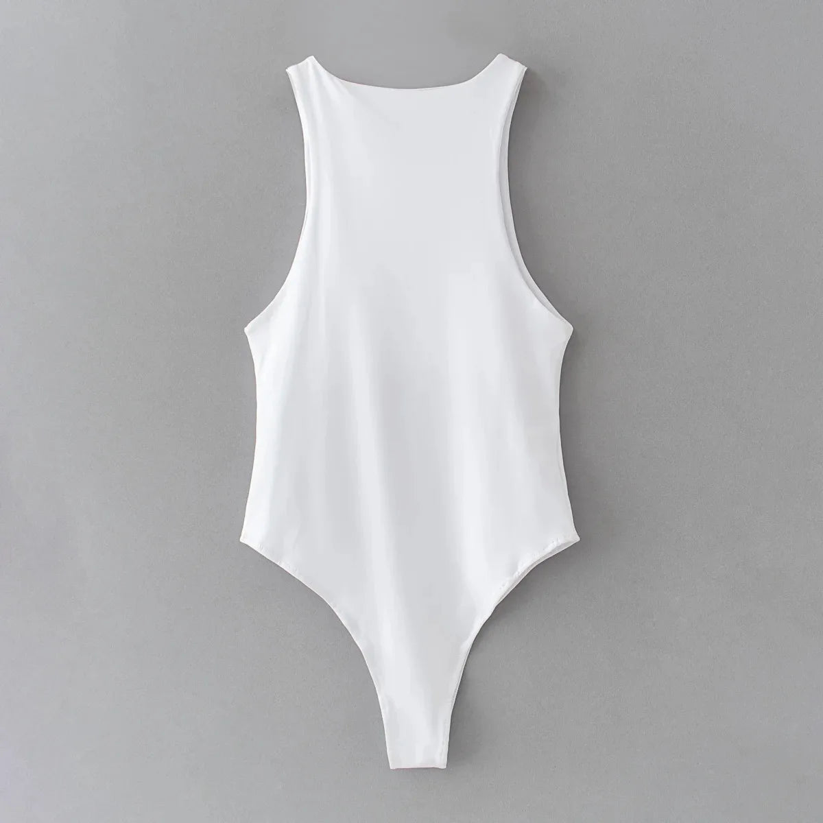 Body Smanicato a Costine Donna