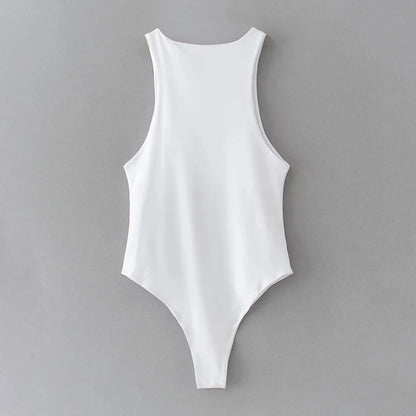 Body Smanicato a Costine Donna