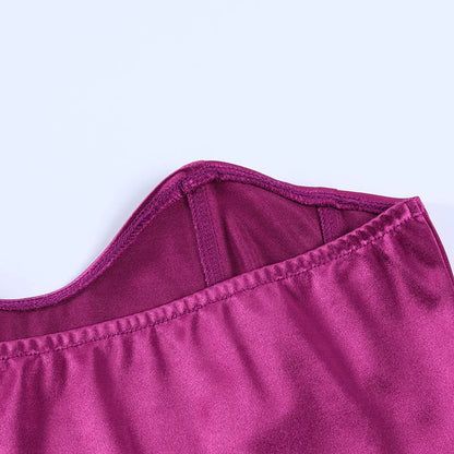 Corsetto in raso elasticizzato
