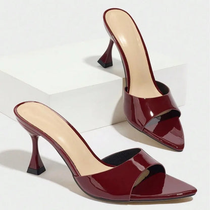 Sandali Sabot Donna con Tacco a Rocchetto