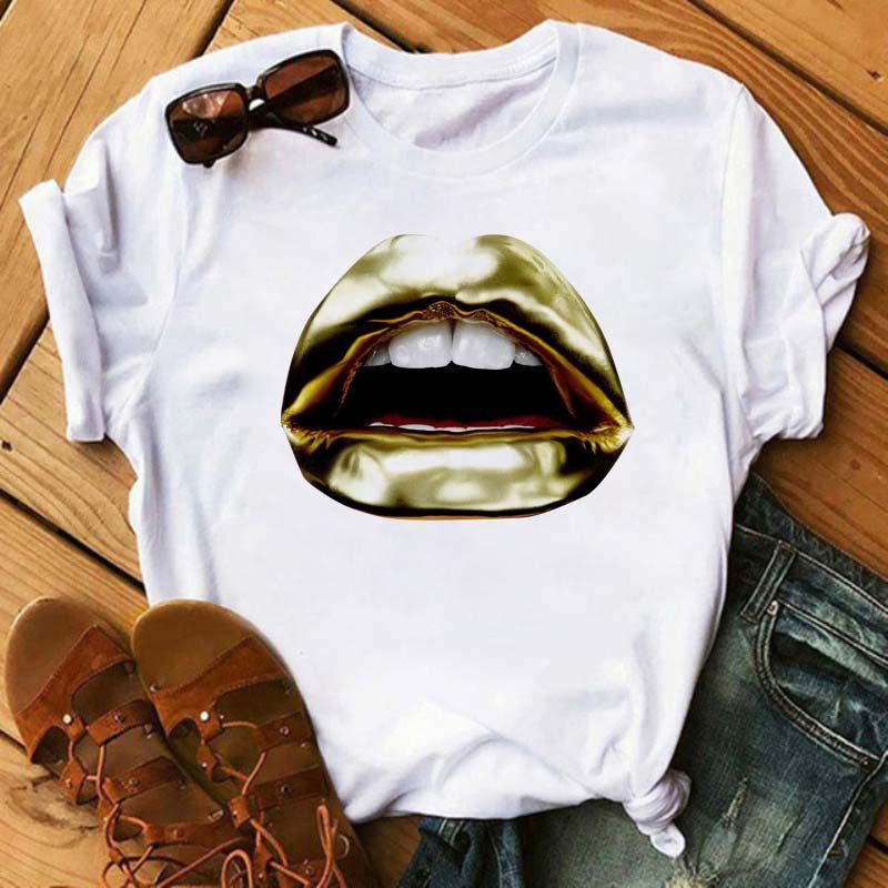 T-shirt Donna "Glam Lips"