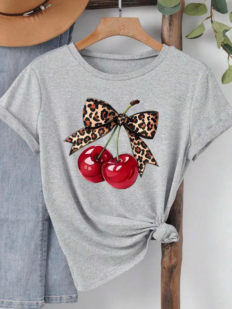 T-shirt Donna "Cherry Bow"