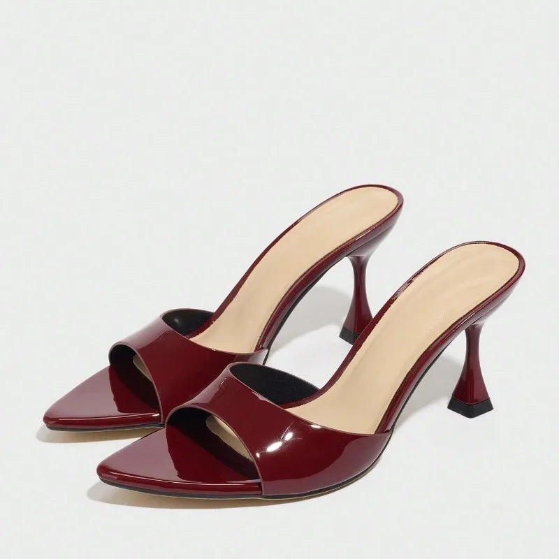 Sandali Sabot Donna con Tacco a Rocchetto