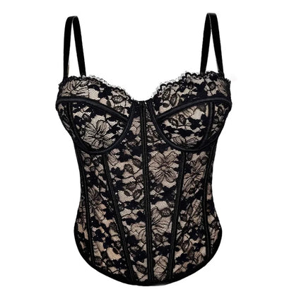 Bustier Elegante con Stecche e Coppe Preformate
