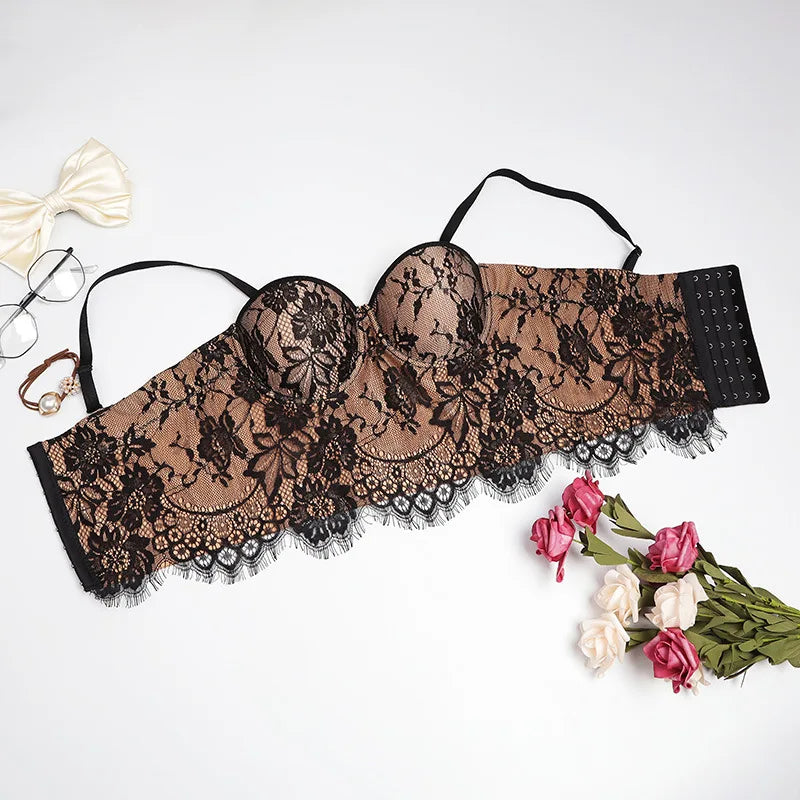 Bustier Elegante con Stecche e Coppe Preformate