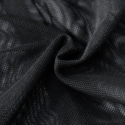 Body Corsetto in Mesh Nero con Coppe Strutturate