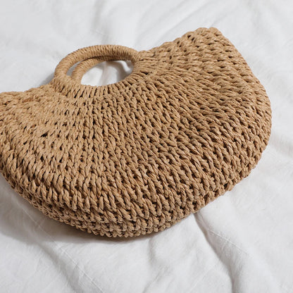 Borsa Mare in Paglia Intrecciata