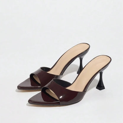 Sandali Sabot Donna con Tacco a Rocchetto