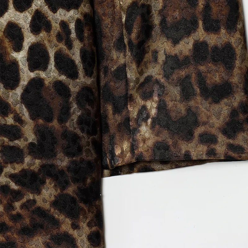 Completo Tailleur Leopardato Donna