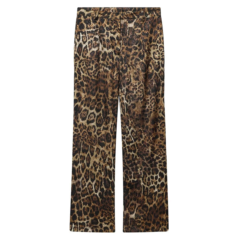 Completo Tailleur Leopardato Donna