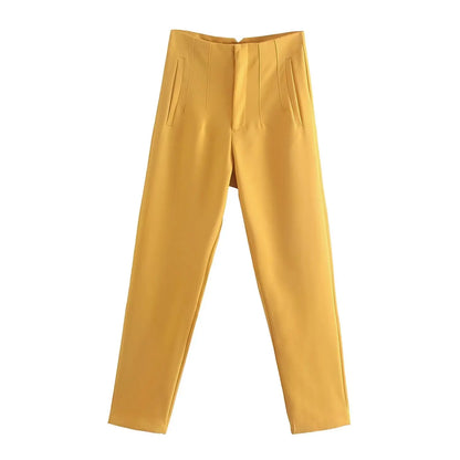 Pantaloni Donna Slim Fit Colorati