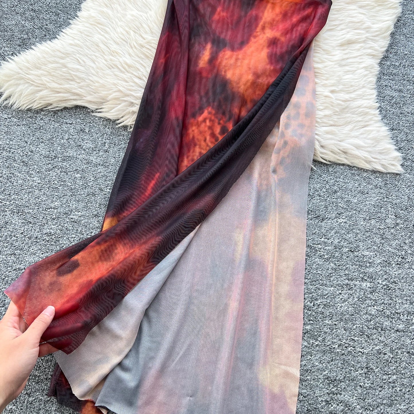 Abito Lungo Boho da Spiaggia | Vestito Estivo con Spacco