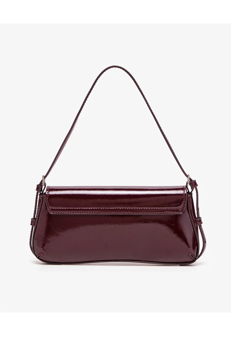 Mini Bag Elegante Effetto Vernice