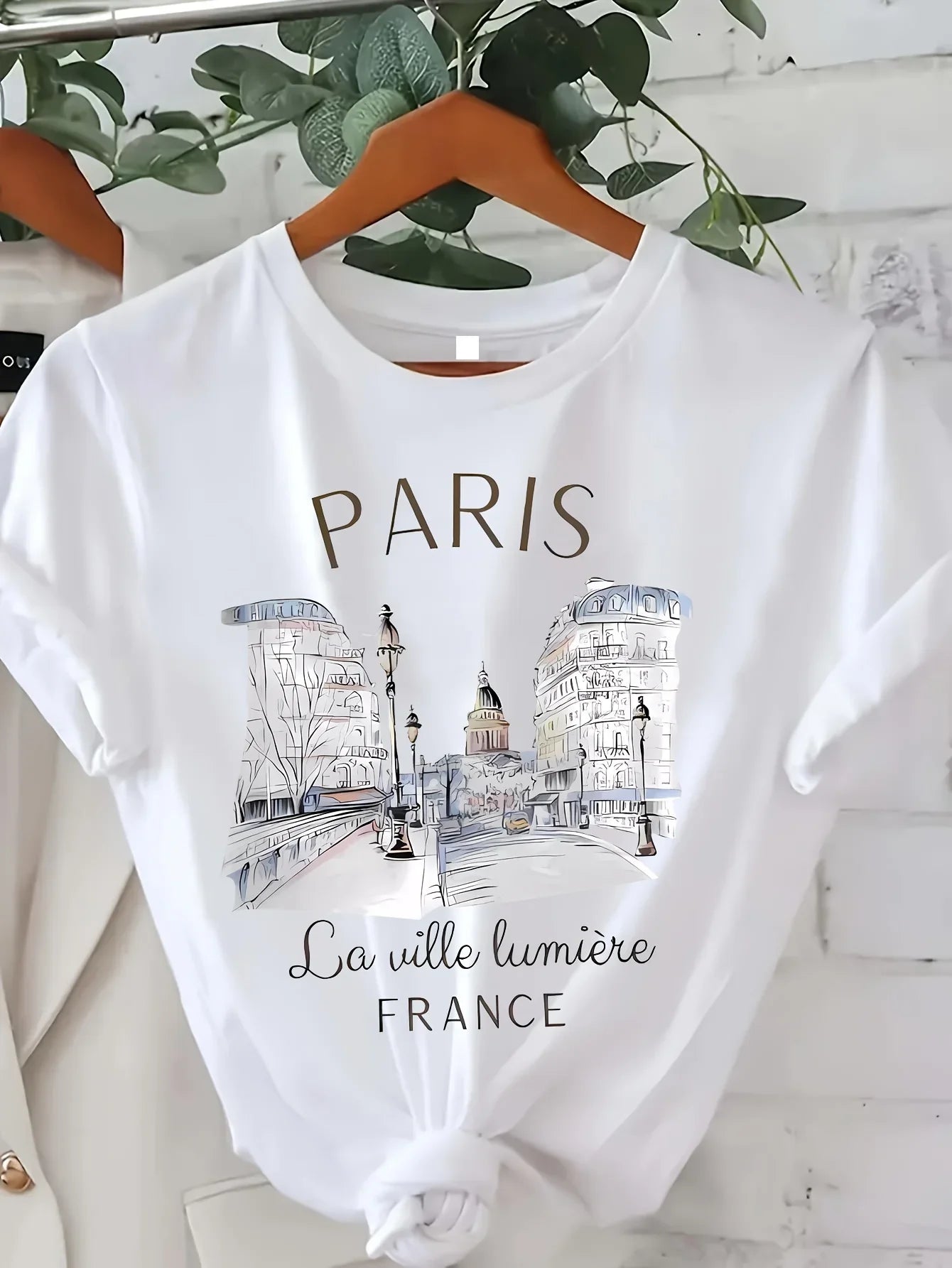 T-shirt Vintage anni '90 Parigi