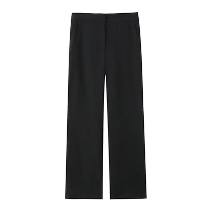 Top a Fascia Drappeggiato e Pantalone Sartoriale