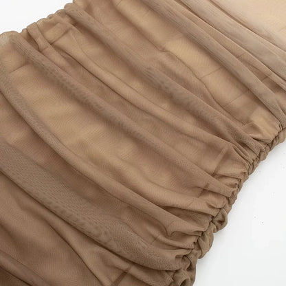 Abito Midi Tie-Dye in Blister Crepe