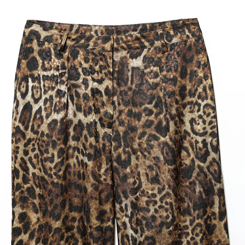 Completo Tailleur Leopardato Donna