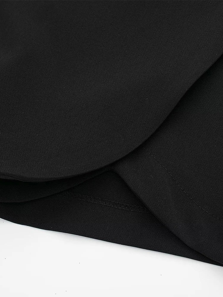 Gonna Pantalone a Vita Alta con Zip Laterale