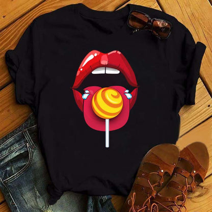 T-shirt Donna "Glam Lips"