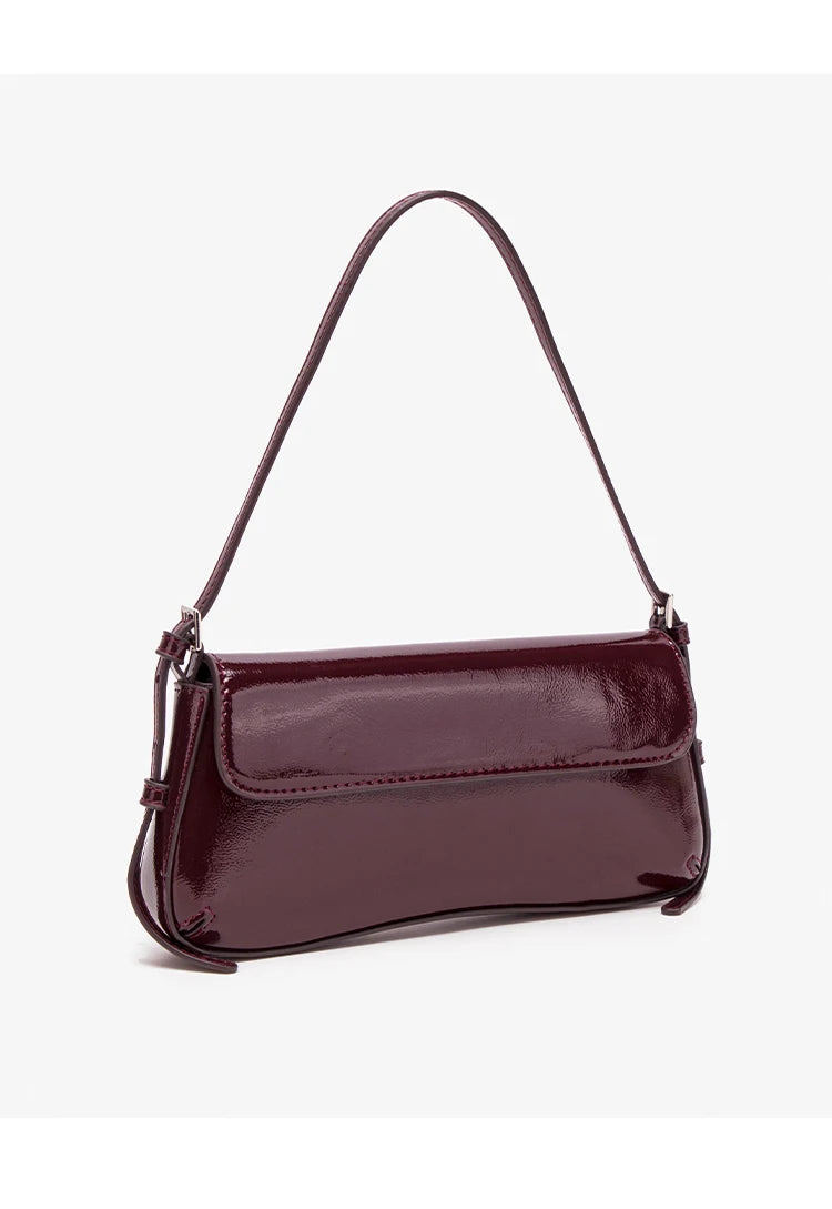 Mini Bag Elegante Effetto Vernice
