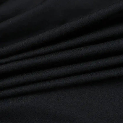 Abito Mini Drappeggiato con Inserto in Pizzo e Scollo a Barca