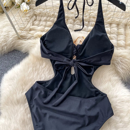 Set 2 Pezzi Mare | Romper Halter + Gonna Lunga con Spacco