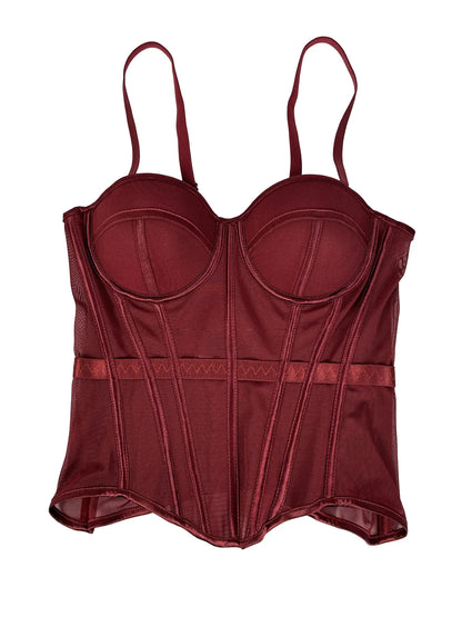 Bustier Elegante con Stecche e Coppe Preformate