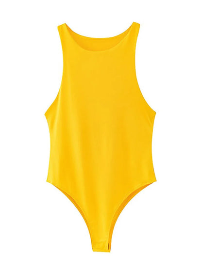 Body Smanicato a Costine Donna