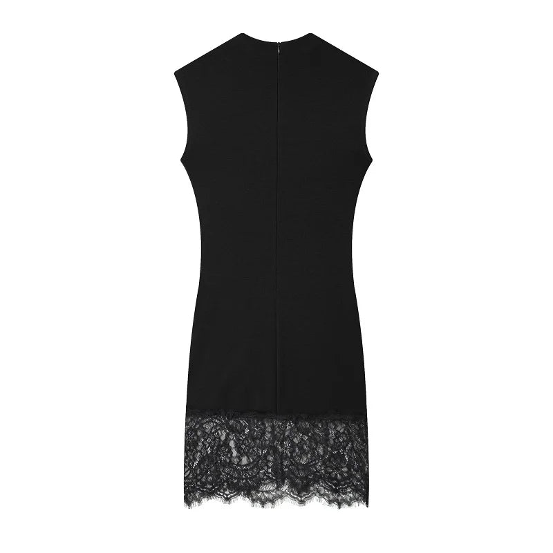 Abito Mini Elegante in Pizzo