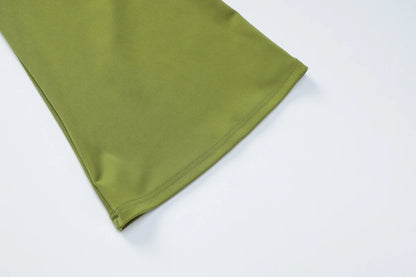 Abito Corto con Drappeggio e Nodo Laterale