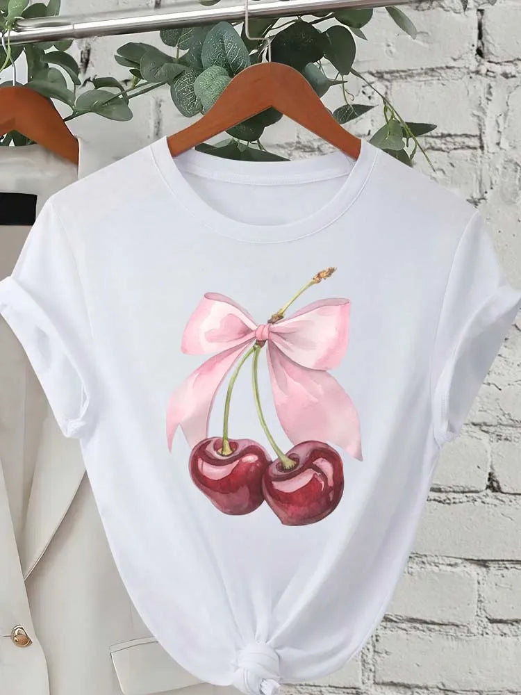 T-shirt Donna "Cherry Bow"