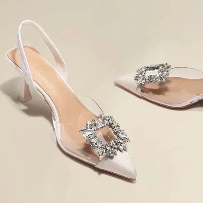 Scarpe con strass eleganti da donna