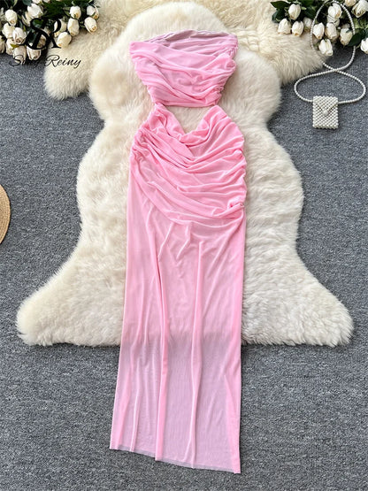 Abito Lungo Cut-Out