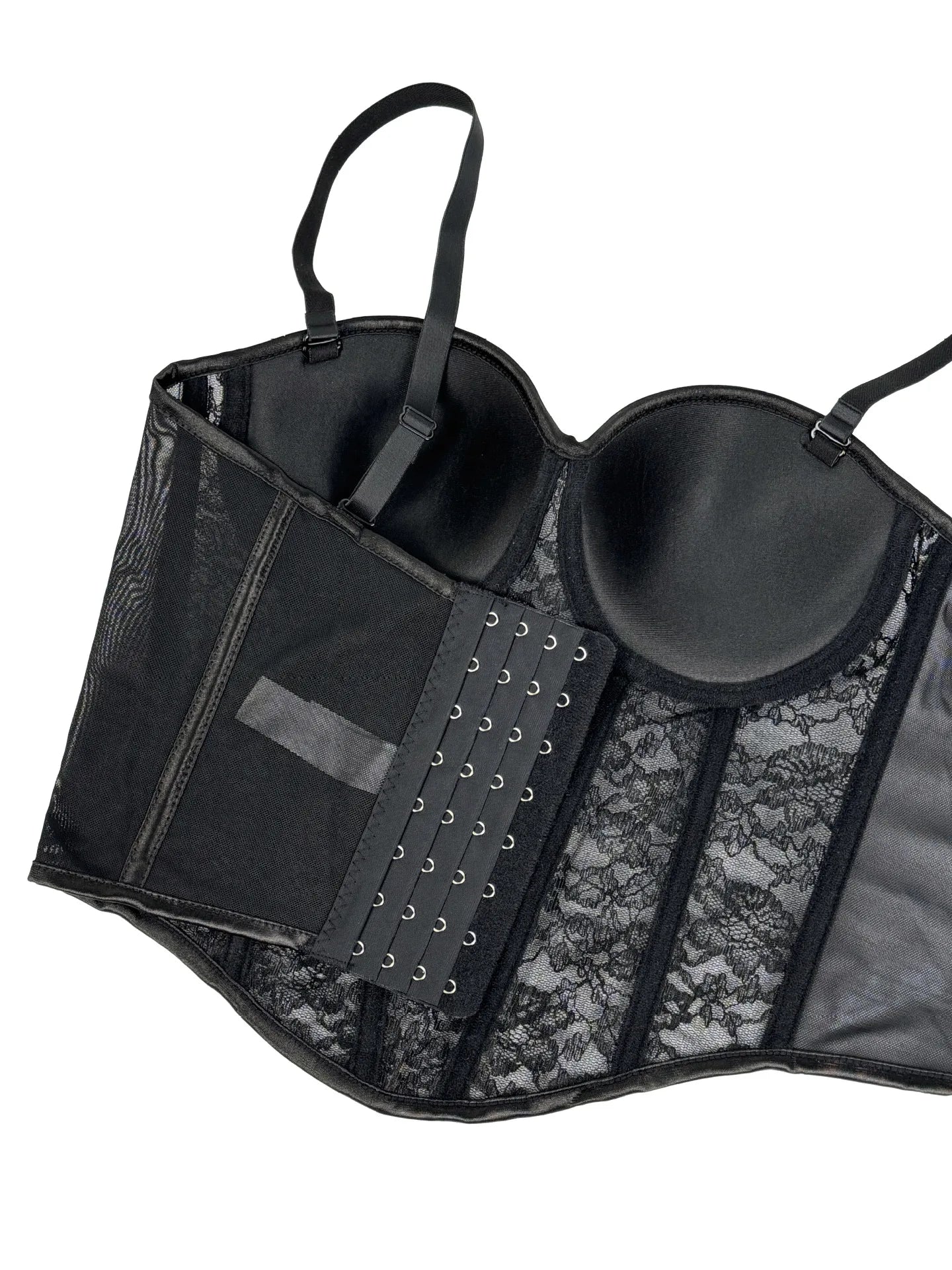 Bustier Elegante con Stecche e Coppe Preformate