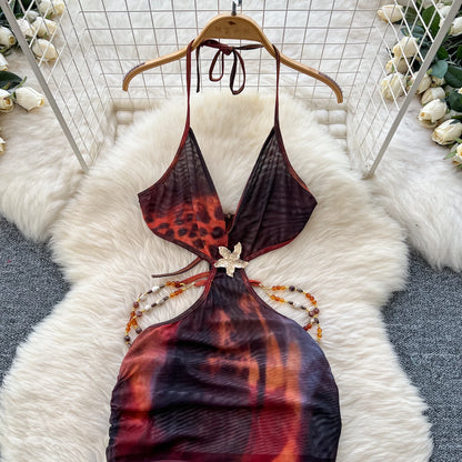 Abito Lungo Boho da Spiaggia | Vestito Estivo con Spacco