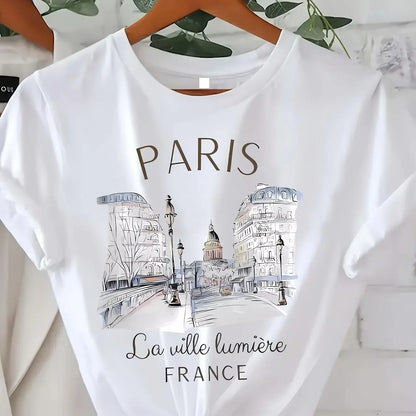T-shirt Vintage anni '90 Parigi
