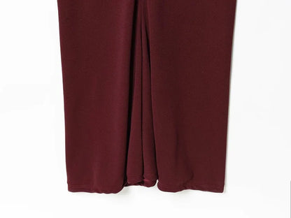 Vestito Lungo alla Caviglia con Schiena Scoperta e Scollo a Cuore