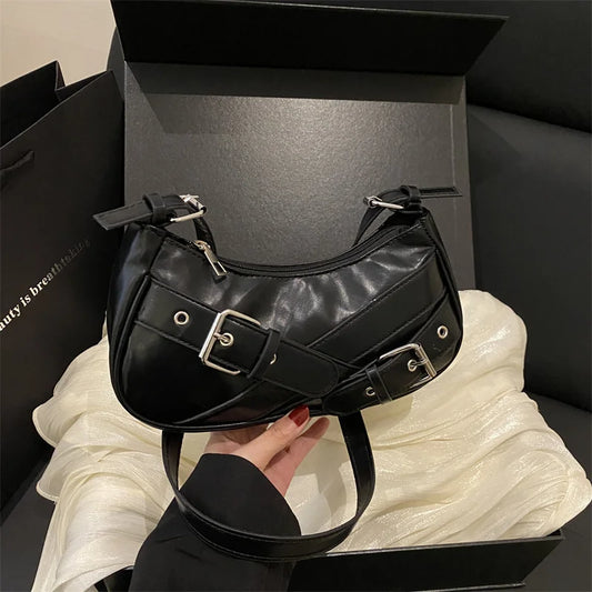 Borsa Sottobraccio Vintage Y2K in Pelle | RosBoutiqueChic