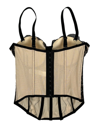 Bustier Elegante con Stecche e Coppe Preformate
