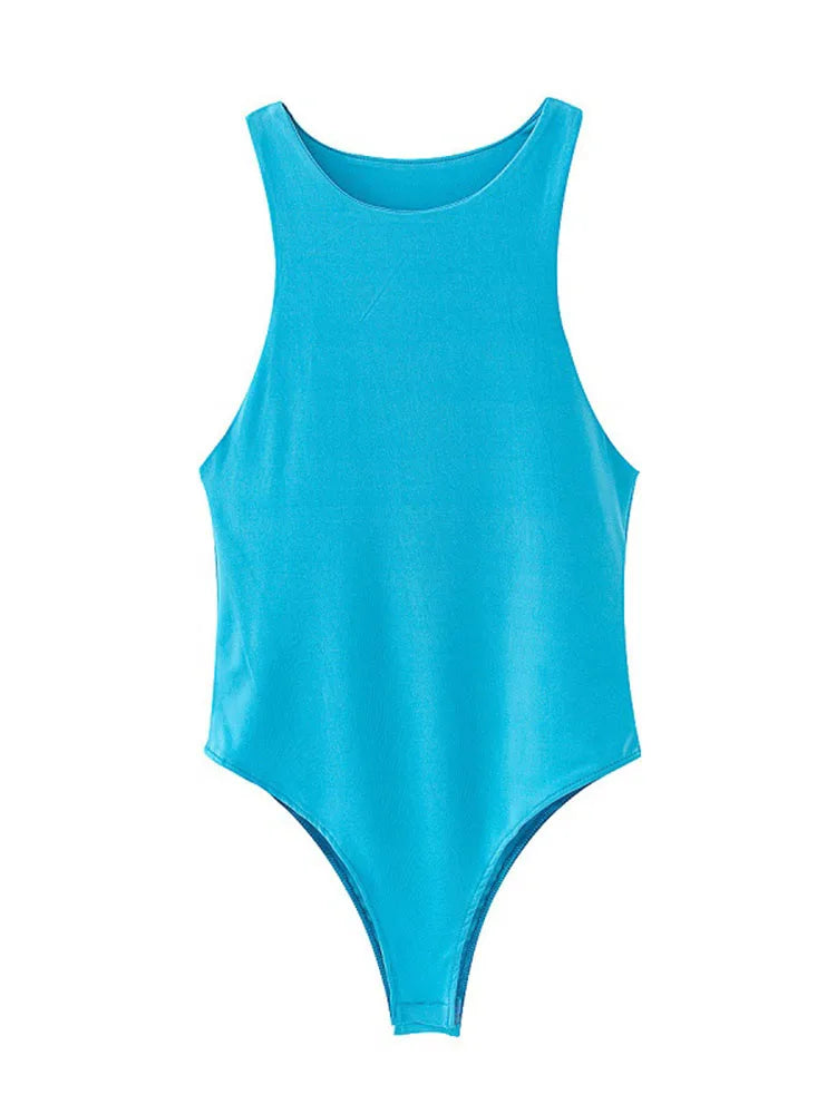 Body Smanicato a Costine Donna
