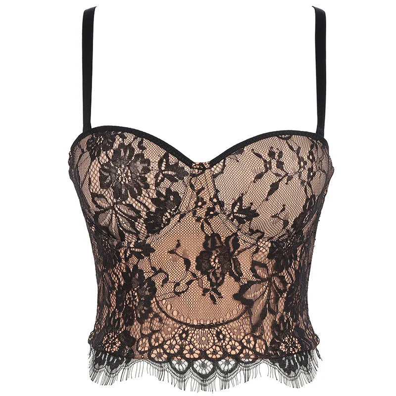 Bustier Elegante con Stecche e Coppe Preformate