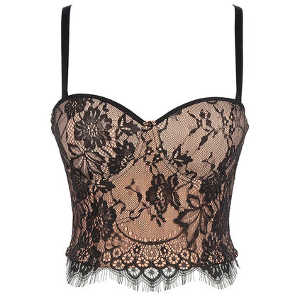 Bustier Elegante con Stecche e Coppe Preformate